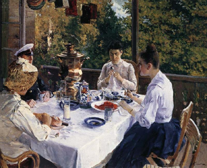 Have tea, Konstantin Korovin